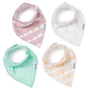 Ali + Oli// 4pk Organic Cotton Bandana Bibs